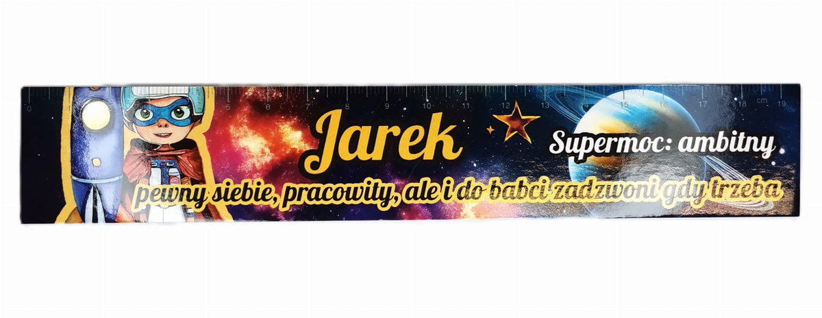 Zakładka do książki z imieniem Jarek