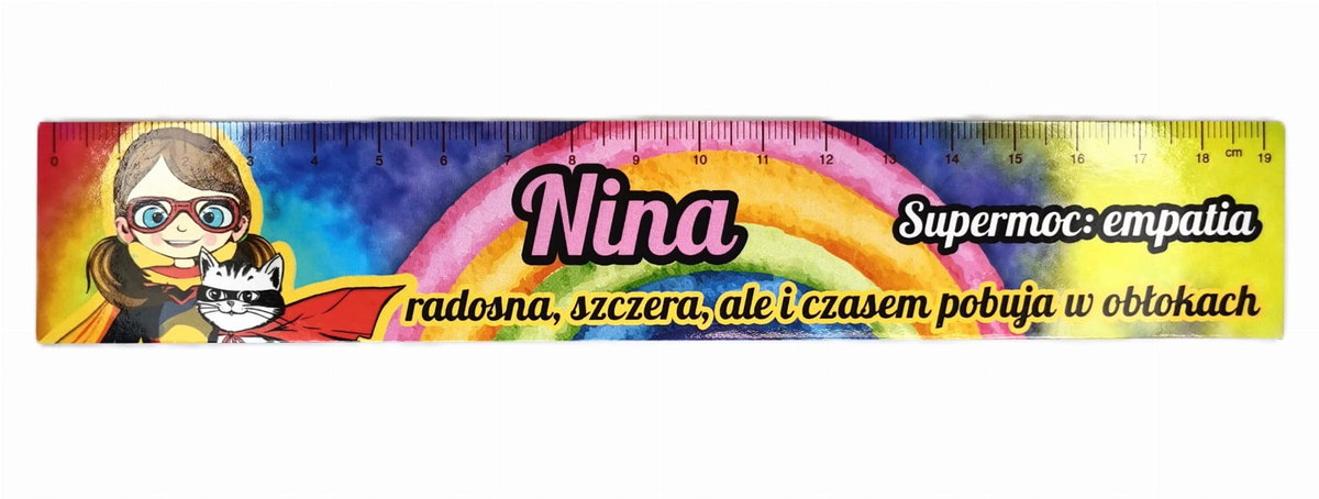 Zakładka do książki z imieniem Nina