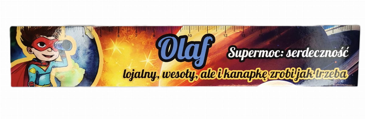 Zakładka do książki z imieniem Olaf