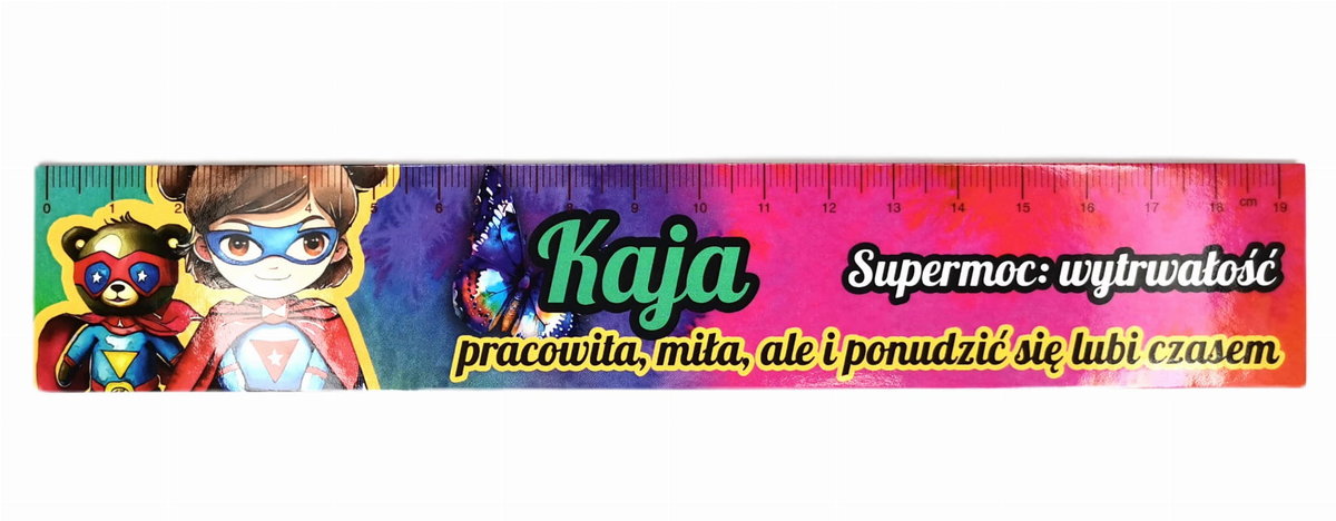 Zakładka do książki z imieniem Kaja
