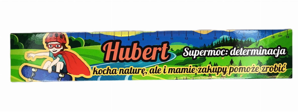 Zakładka do książki z imieniem Hubert