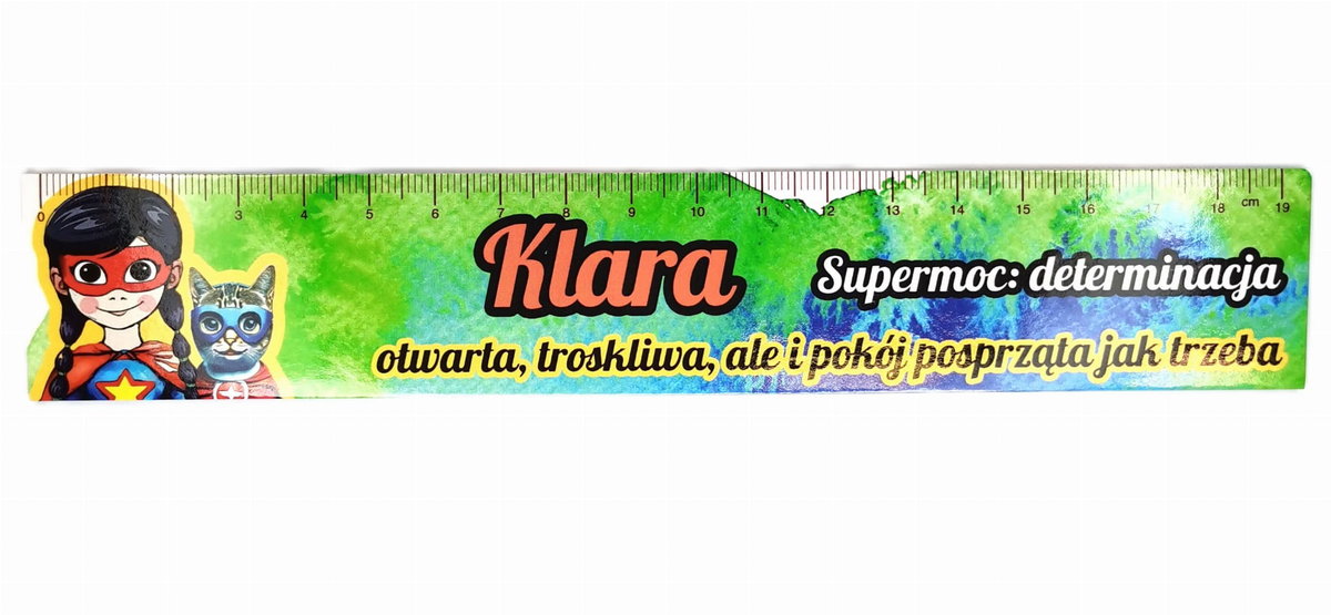 Zakładka do książki z imieniem Klara