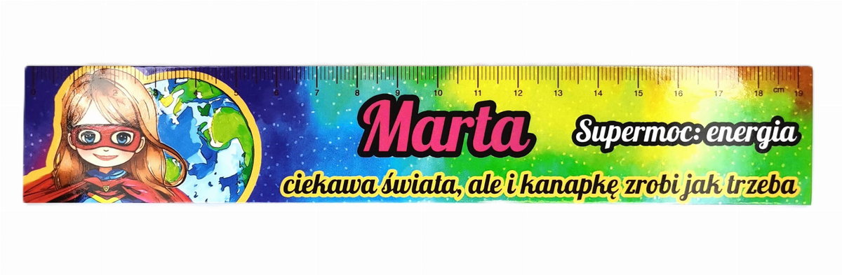 Zakładka do książki z imieniem Marta