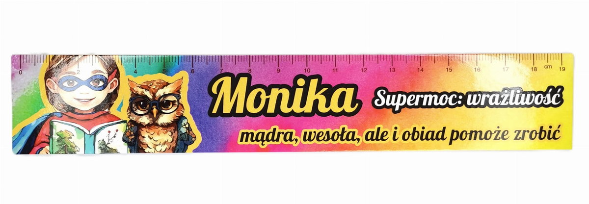 Zakładka do książki z imieniem Monika