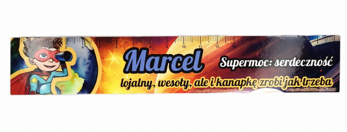 Zakładka do książki z imieniem Marcel