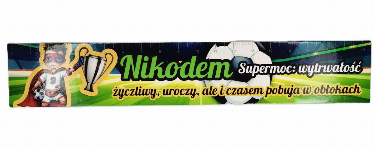 Zakładka do książki z imieniem Nikodem