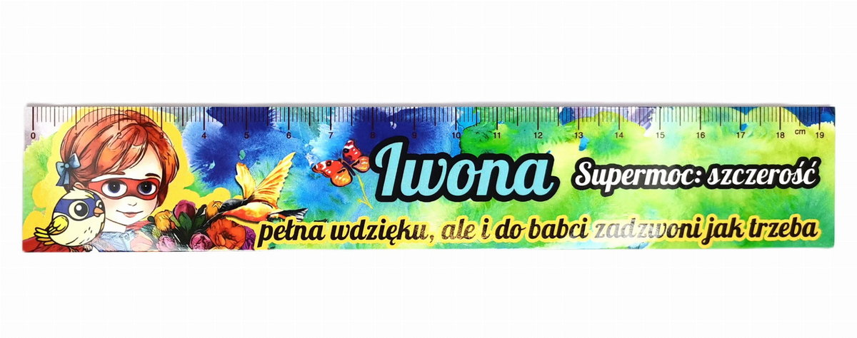 Zakładka do książki z imieniem Iwona