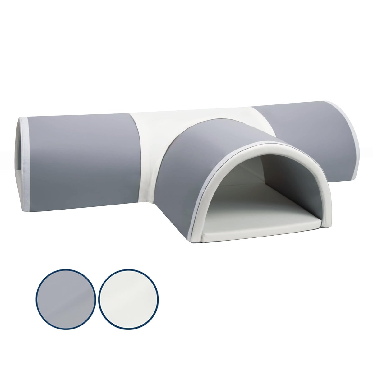 4- Częściowy T-Tunel Z Pianki 4- Częściowy T-Tunel Z Pianki (Kolor: Szary, Biały/Biały)