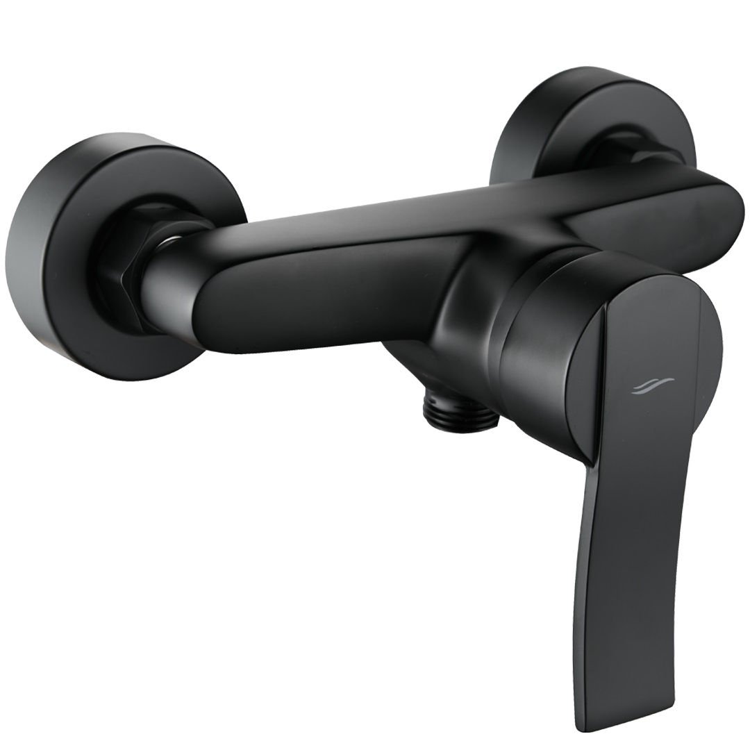 Bateria prysznicowa natynkowa Kuchinox Madera czarny mat BQM_740D