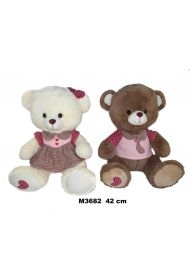 Miś w ubranku 42cm MIX