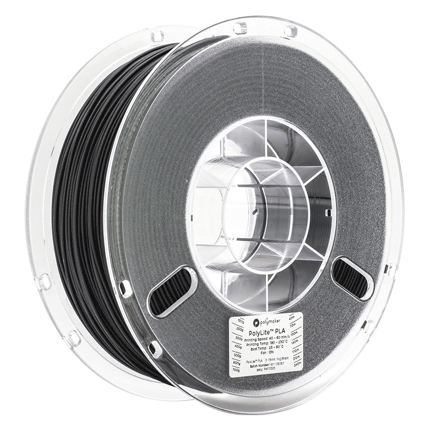 Filament Polymaker PolyLite PLA Pro 1,75mm 1kg - Black
