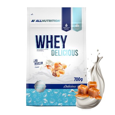 ALLNUTRITION Whey Delicious Protein 700g Mleczny Karmel