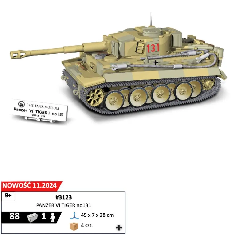 Historical Collection Panzer VI TIGER I no 131 - Cobi