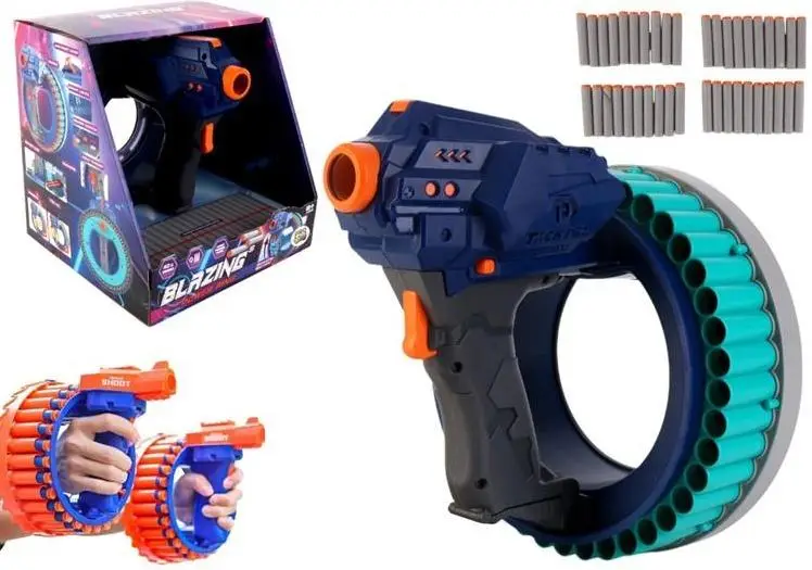 Pistolet na miękkie strzałki okrągły mix - Pro-Kids
