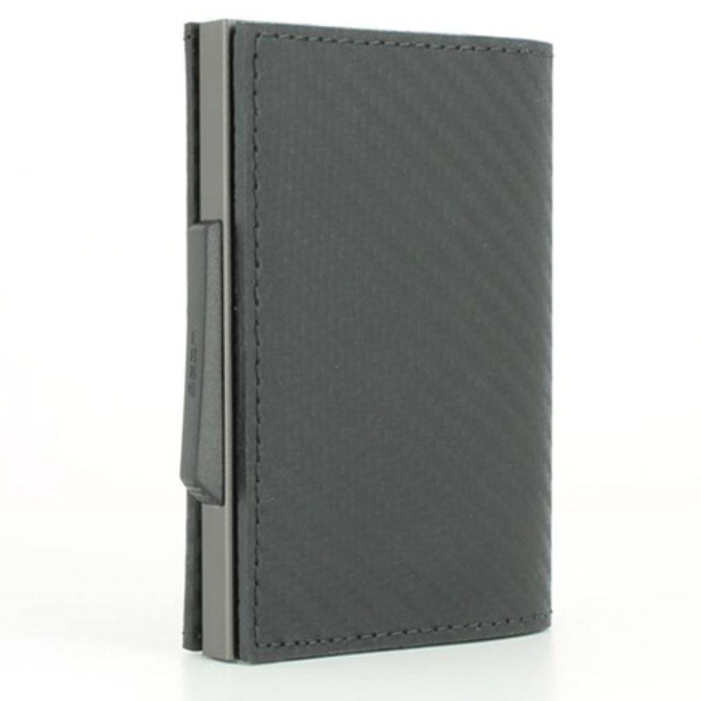 Portfel aluminiowy Slim Cascade Wallet Ogon Designs - carbon / titanium