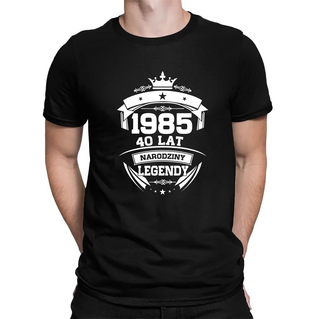 1985 Narodziny legendy 40 lat - męska koszulka na prezent na 40 urodziny