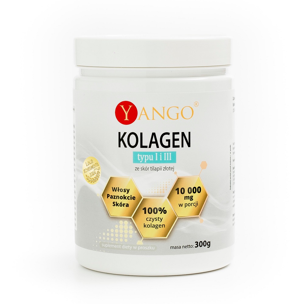 YANGO YANGO KOLAGEN RYBI TYPU I i III WŁOSY,SKÓRA 300G