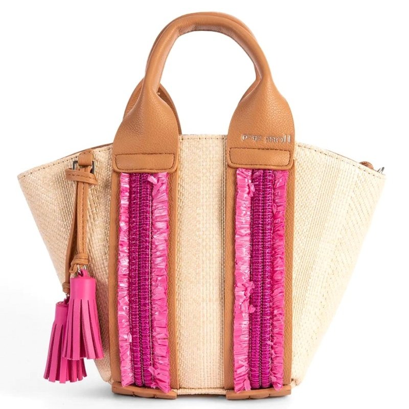 PEPE Moll 241351 PALMA NATURAL/FUCHSIA torebka damska