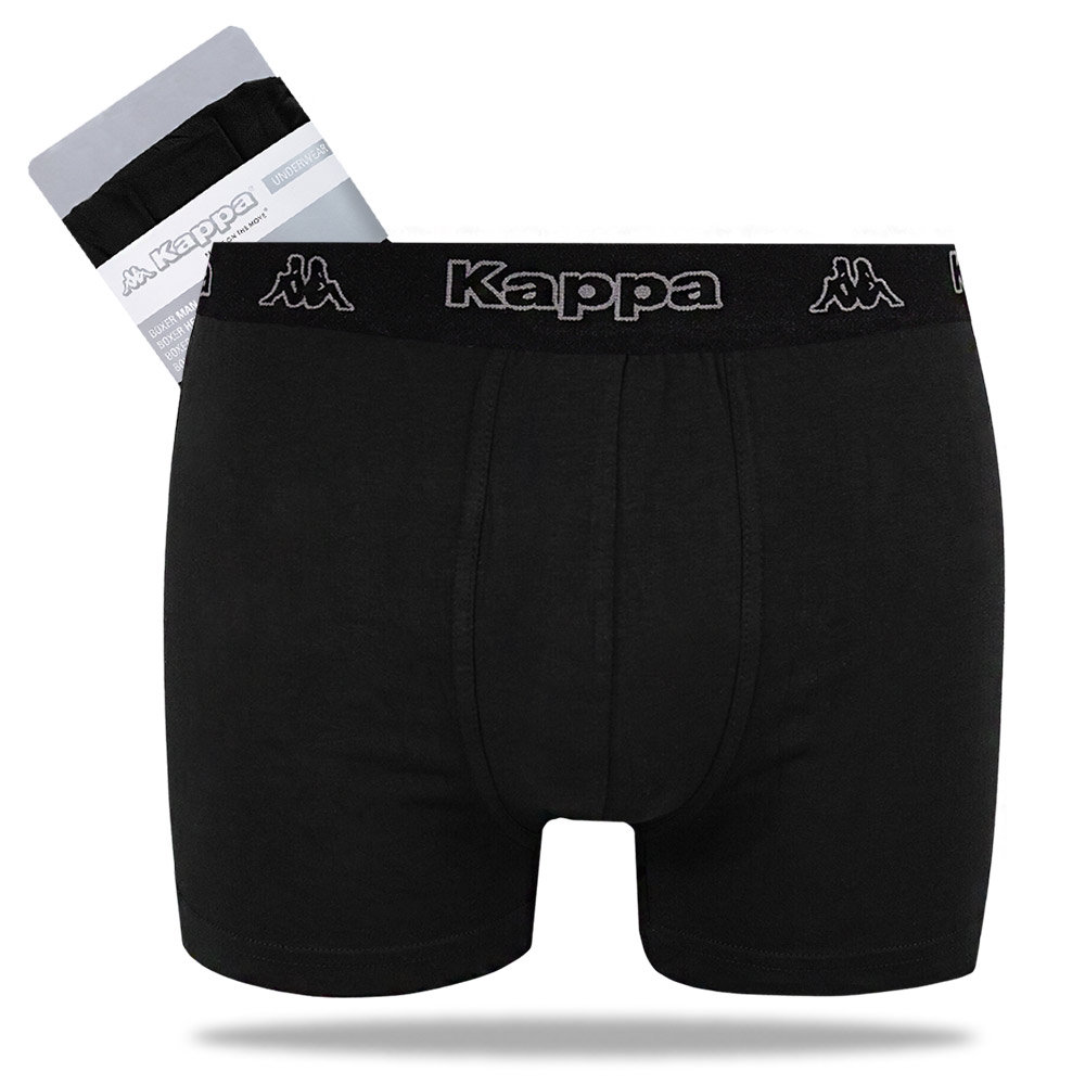 KAPPA Bokserki Męskie 1P Czarne Rozmiar L
