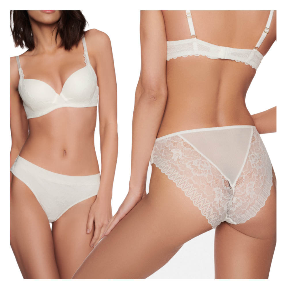 ESOTIQ Figi Damskie ECRU 38677 RISE S