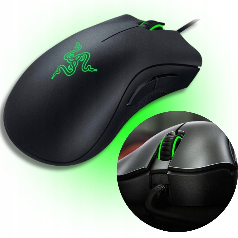 Dokładna Myszka Gamingowa Mysz Razer Optyczna Prezent Dla Gracza