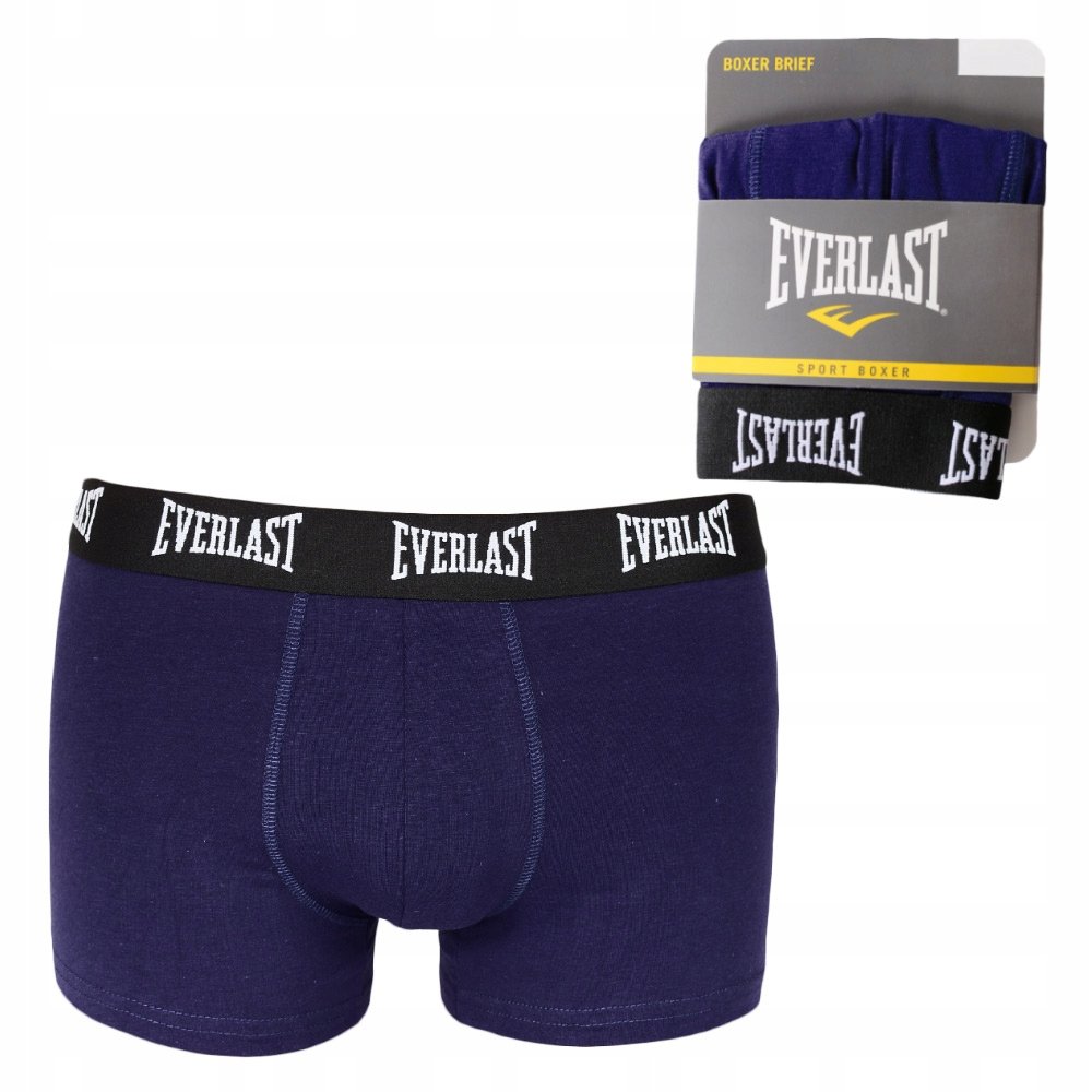 EVERLAST Bokserki Męskie BM500 GRANAT L