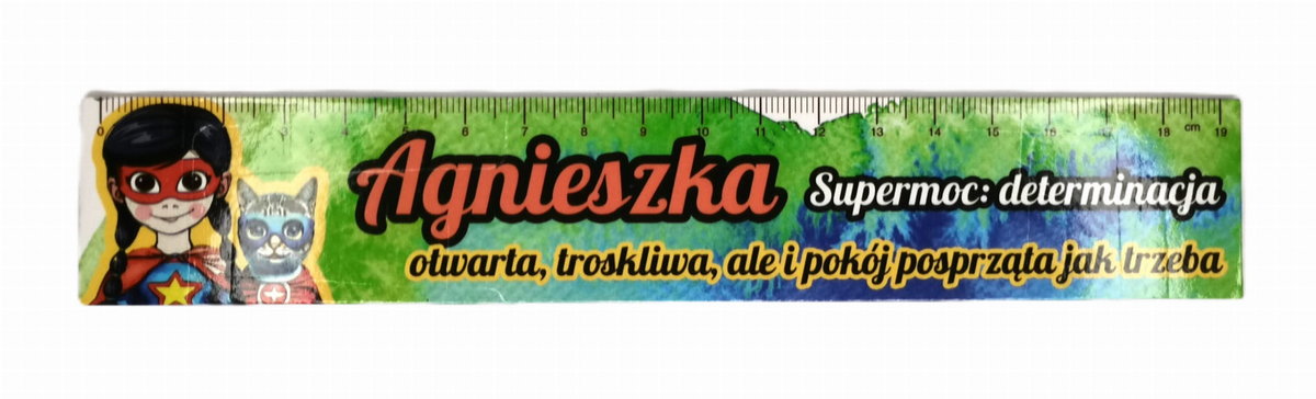 Zakładka do książki z imieniem Agnieszka