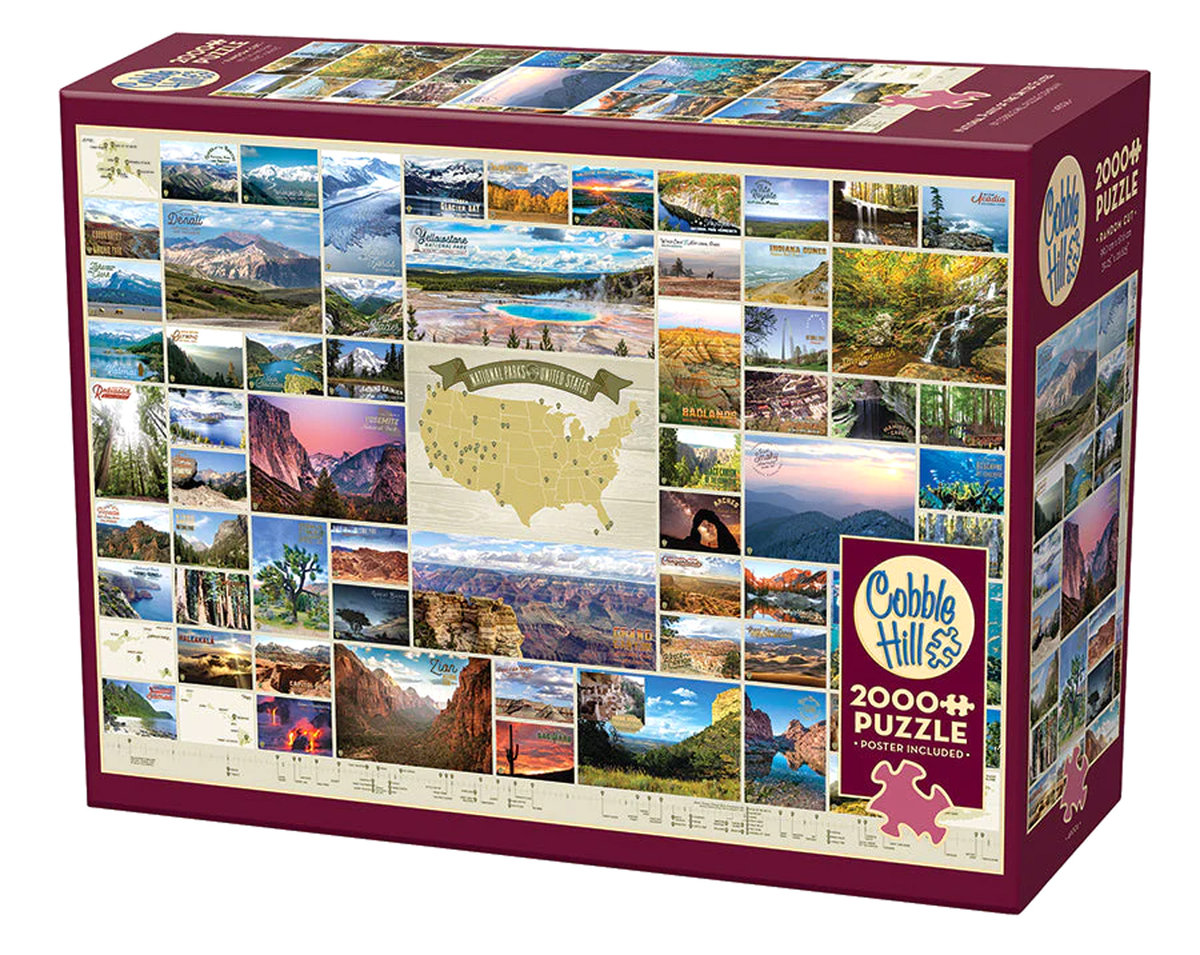 Puzzle, Parki narodowe w Stanach Zjednoczonych, 2000 el.