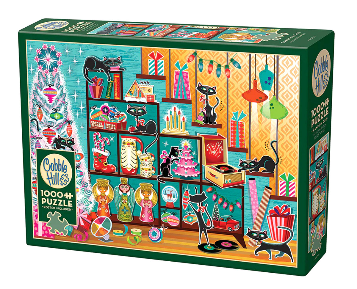 Puzzle, Święta oczami kota, 1000 el.