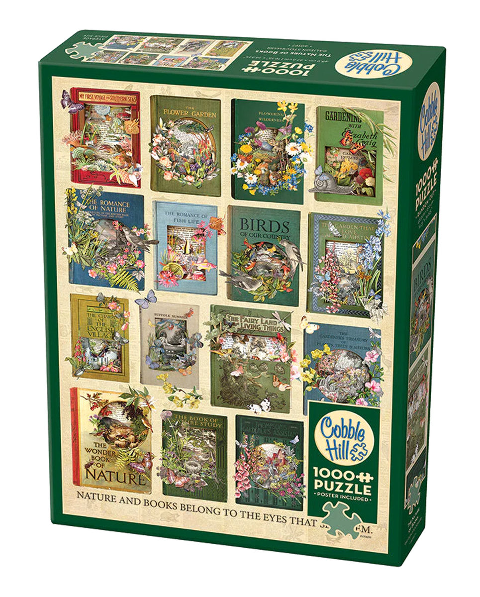 Puzzle, Książki przyrodnicze, 1000 el.