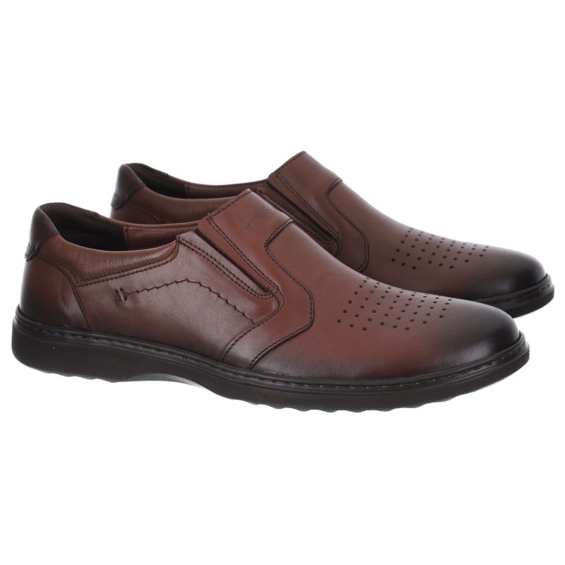 Półbuty męskie Krisbut 5610P-2-9 COGNAC 45