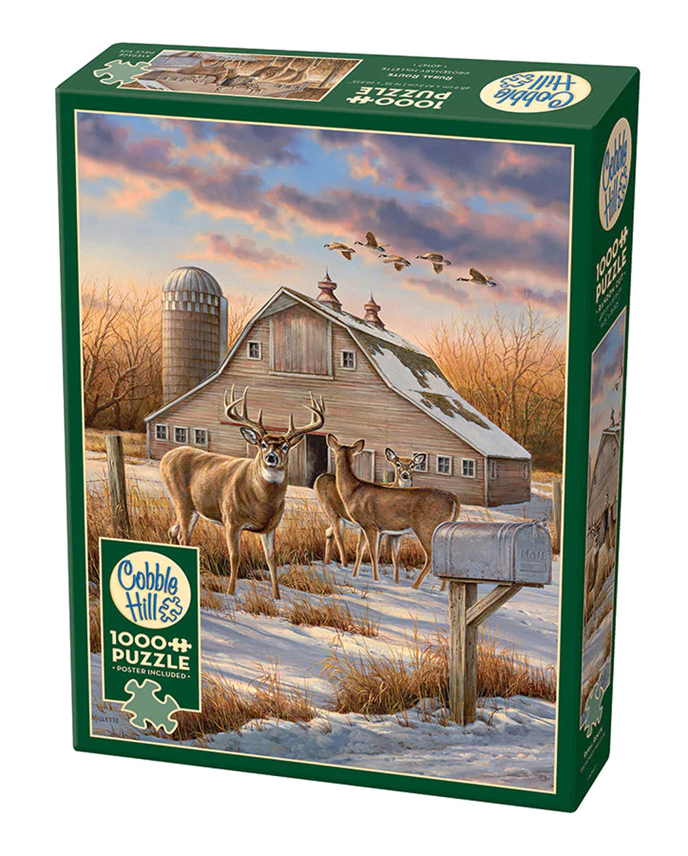 Puzzle, Wiejski krajobraz, 1000 el.