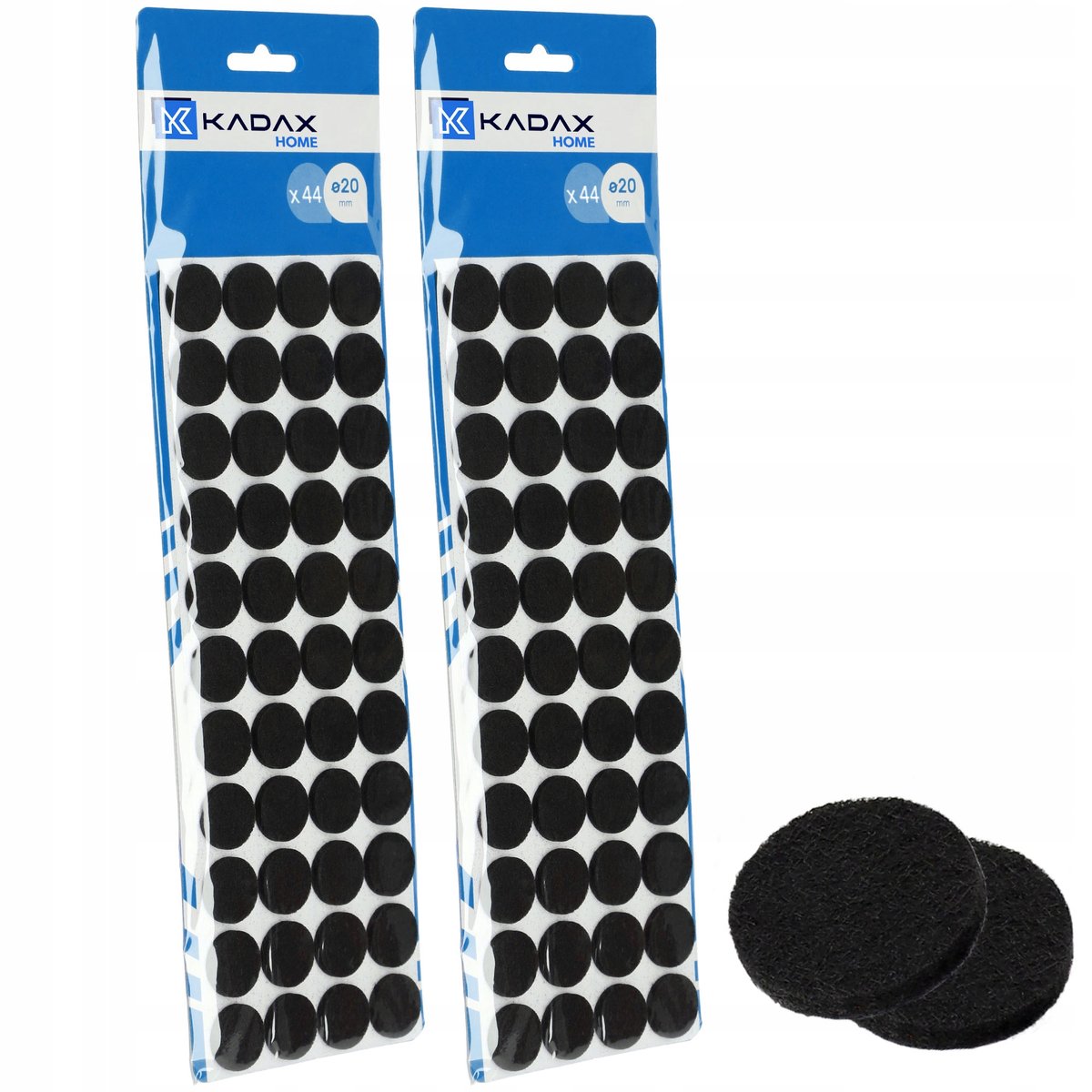 88x KADAX Podkładki Filcowe Pod Meble Krzesła Samoprzylepne Zestaw Grube