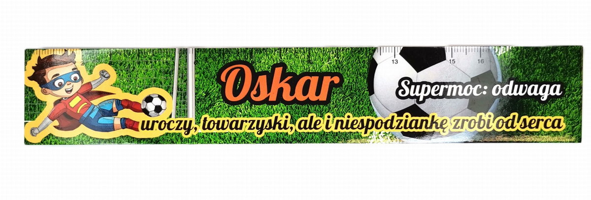 Zakładka do książki z imieniem Oskar