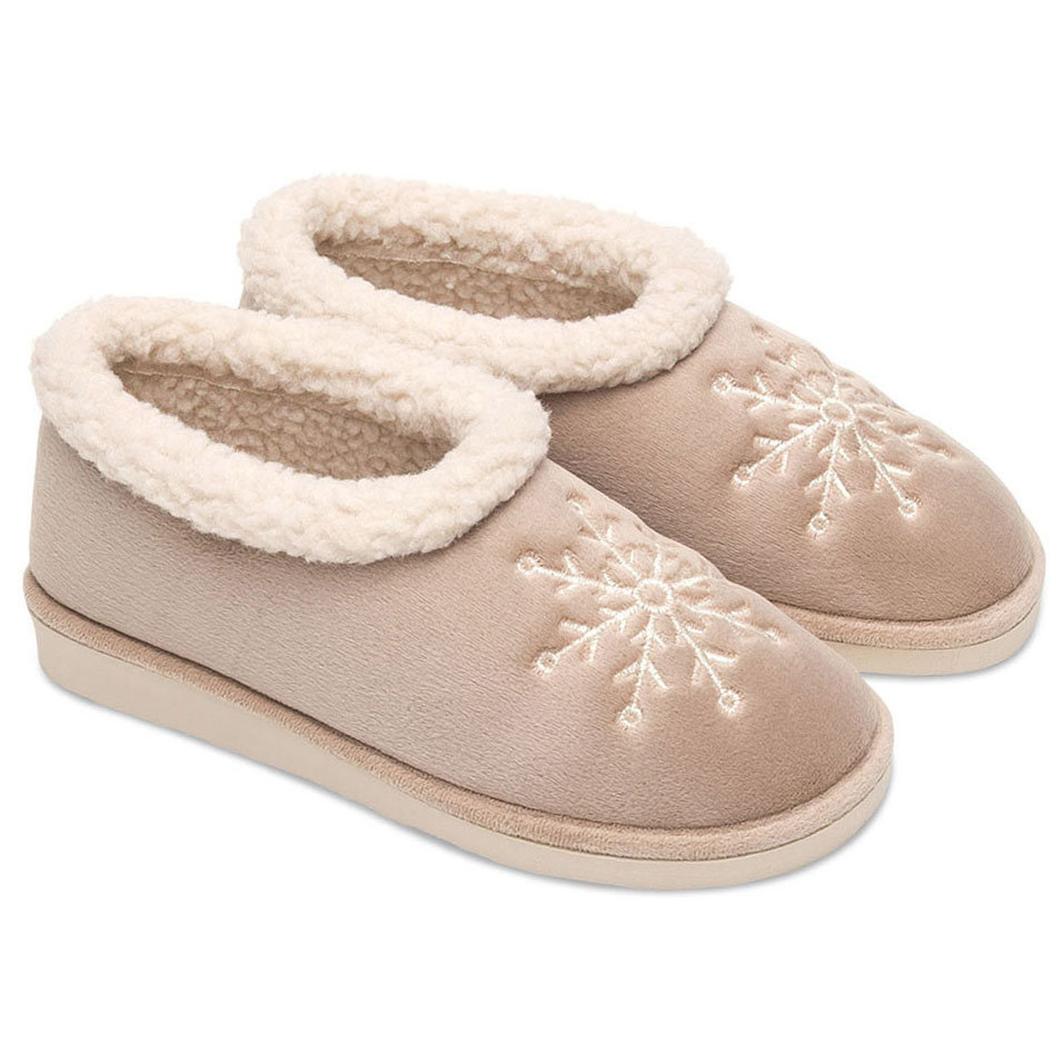 Pantofle damskie Meteor (Natural Style) NS-084 beżowe 36