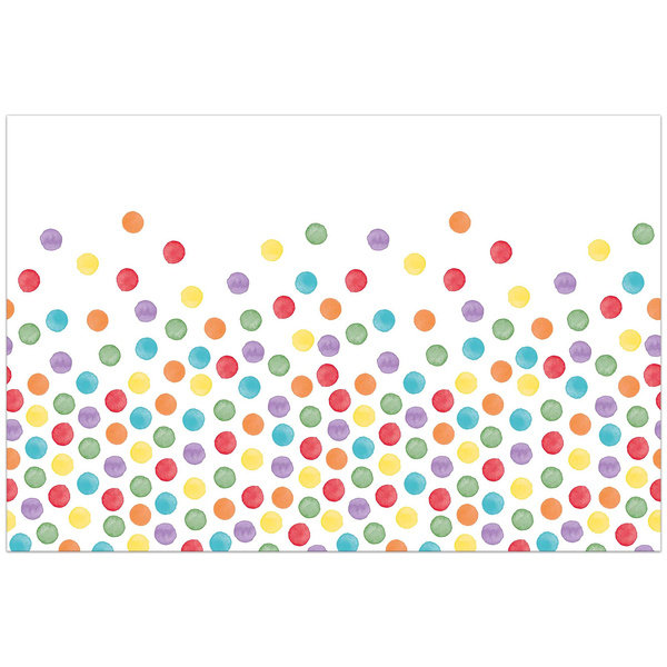 Obrus plastikowy Kolorowe Kropki 120 x 180 cm
