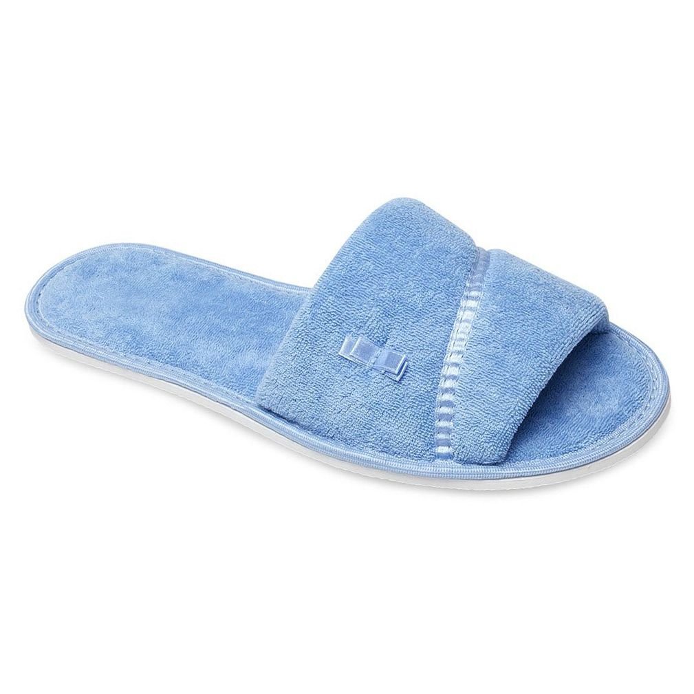 Pantofle damskie Meteor (Natural Style) NS-041 błękitne 37