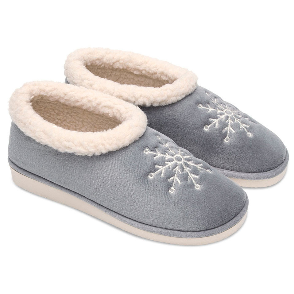 Pantofle damskie Meteor (Natural Style) NS-084 szare 36