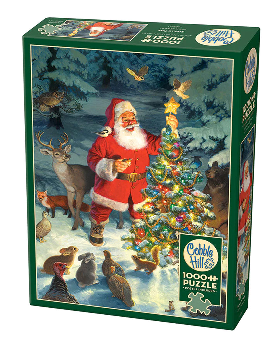 Puzzle, Choinka Świętego Mikołaja, 1000 el.