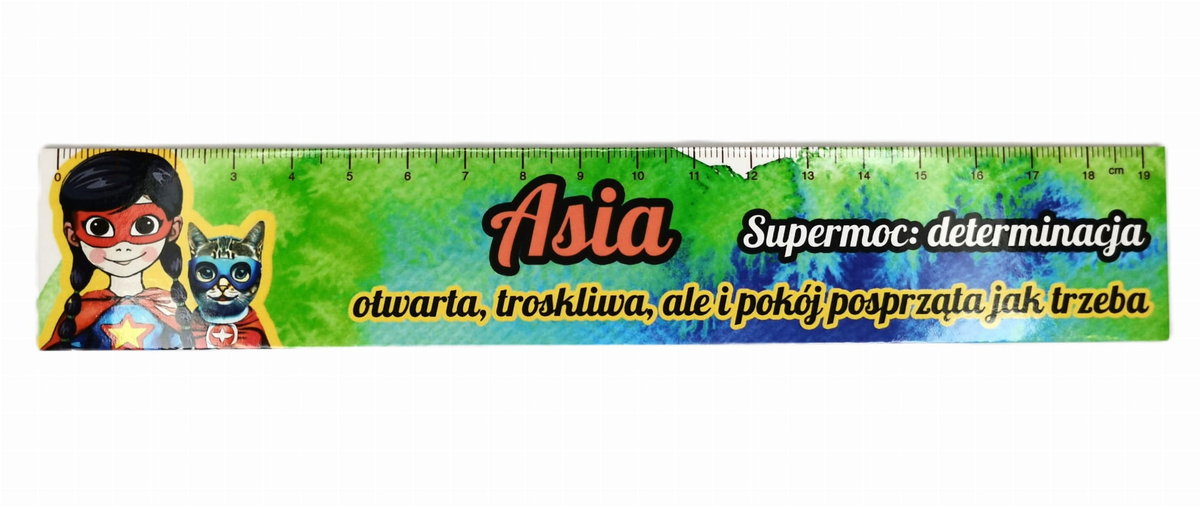 Zakładka do książki z imieniem Asia