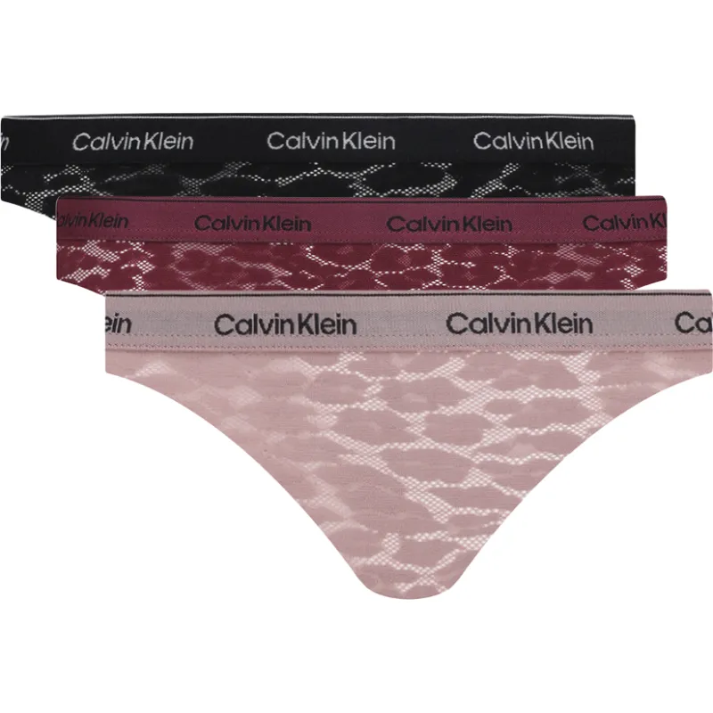Calvin Klein Underwear Koronkowe figi 3-pack