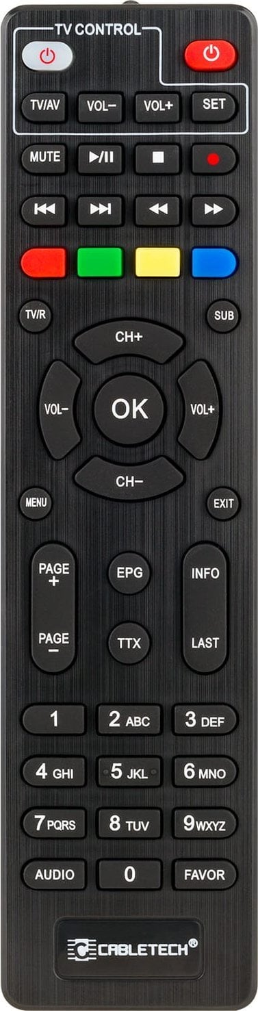 Pilot RTV Cabletech Pilot do tunera URZ0336C/URZ0336B