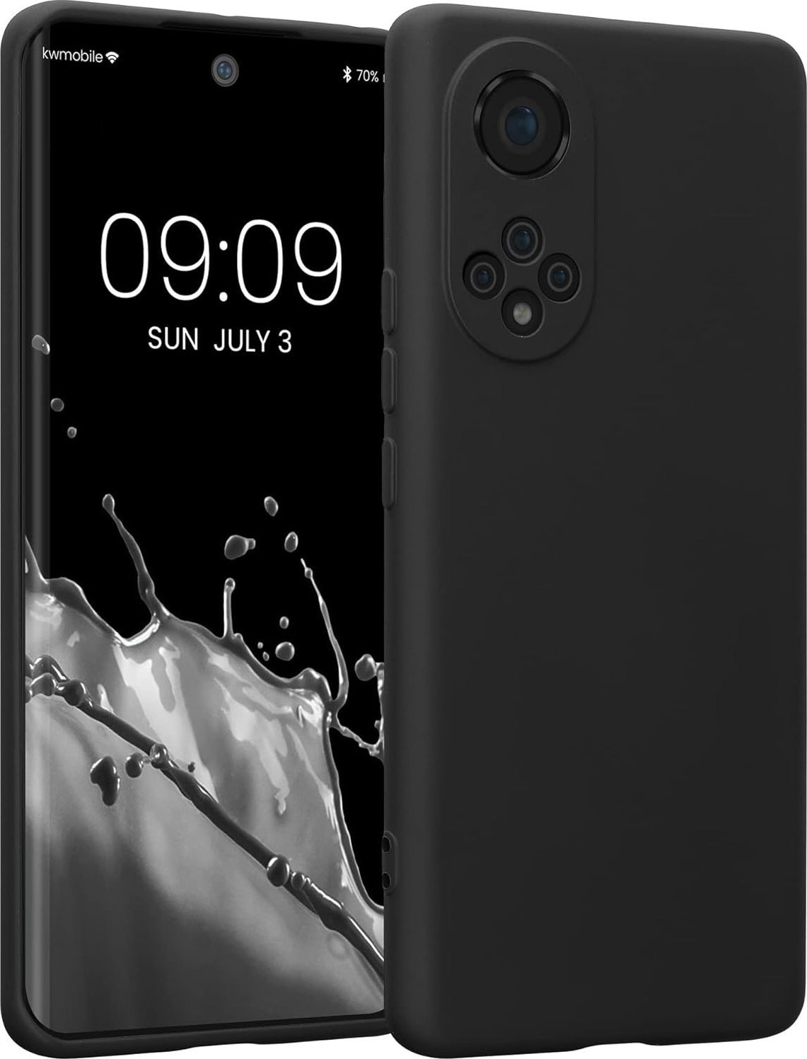 Hello Case ETUI DO HUAWEI NOVA 9 / HONOR 50 GUMOWE OBUDOWA CZARNE MATOWE SILIKON SLIM