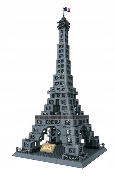 Klocki Konstrukcyjne Wange 5217 Wieża Eiffla Paryż 976 Klocków