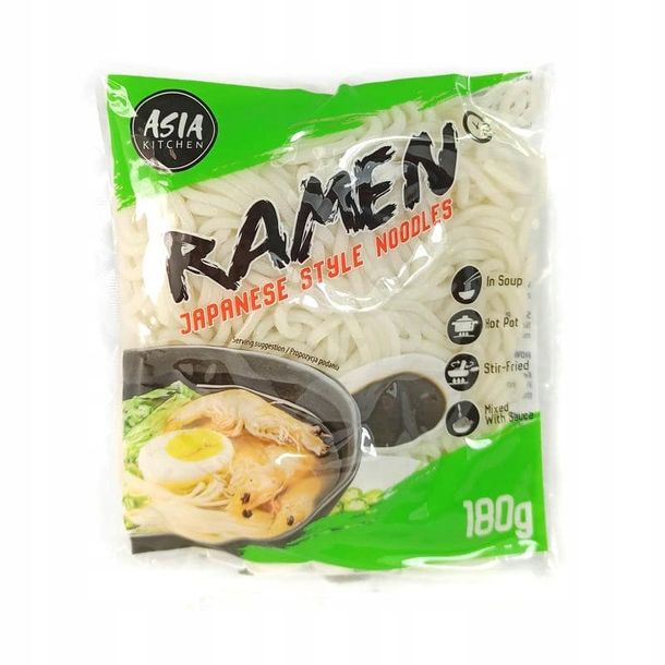 Makaron ramen, świeży 180g - Asia Kitchen