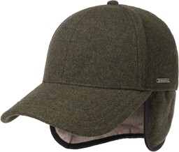Czapka Vaby z Nausznikami by Stetson, ciemno-oliwkowy, XXL (62-63 cm)