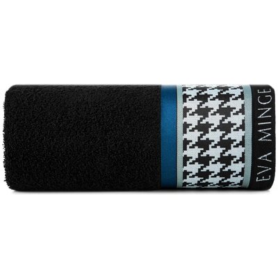 Ręcznik Eva8 Czarny 70 x 140 cm