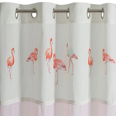 Eurofirany Zasłona Flamingo 140x250 Różowa ex-zas-flamingo-róż-140x250-przel