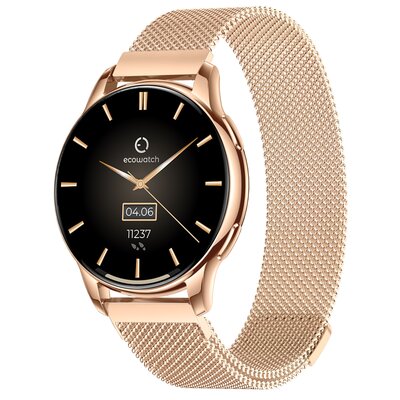 Smartwach MAXCOM Ecowatch 3 Złoty + Świeca Sojowa Sunnysmell