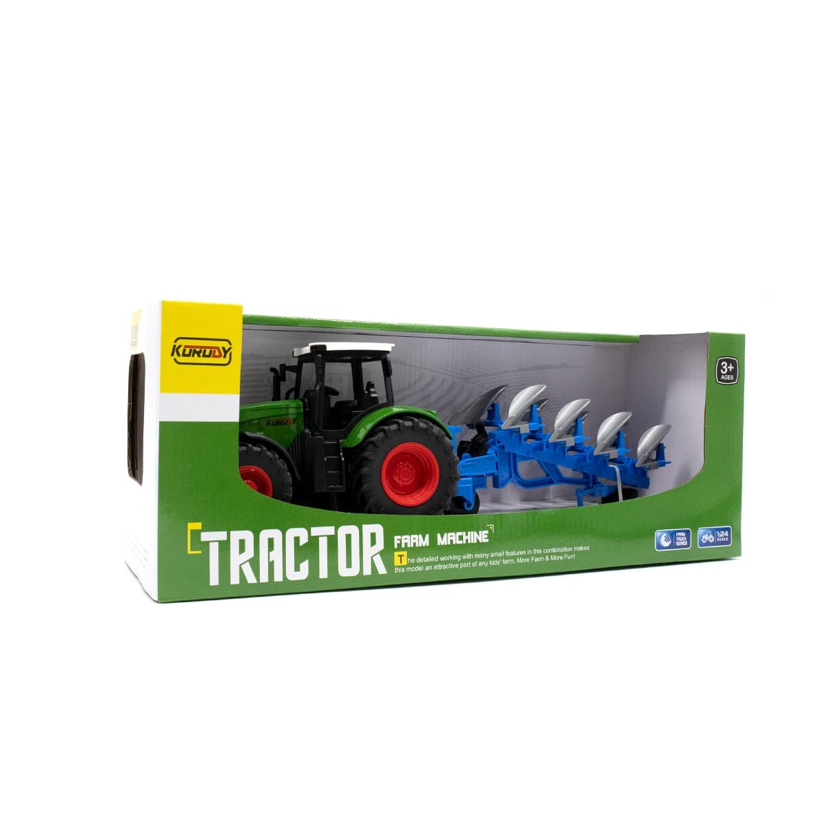 TRAKTOR Z MASZYNĄ ROLNICZĄ